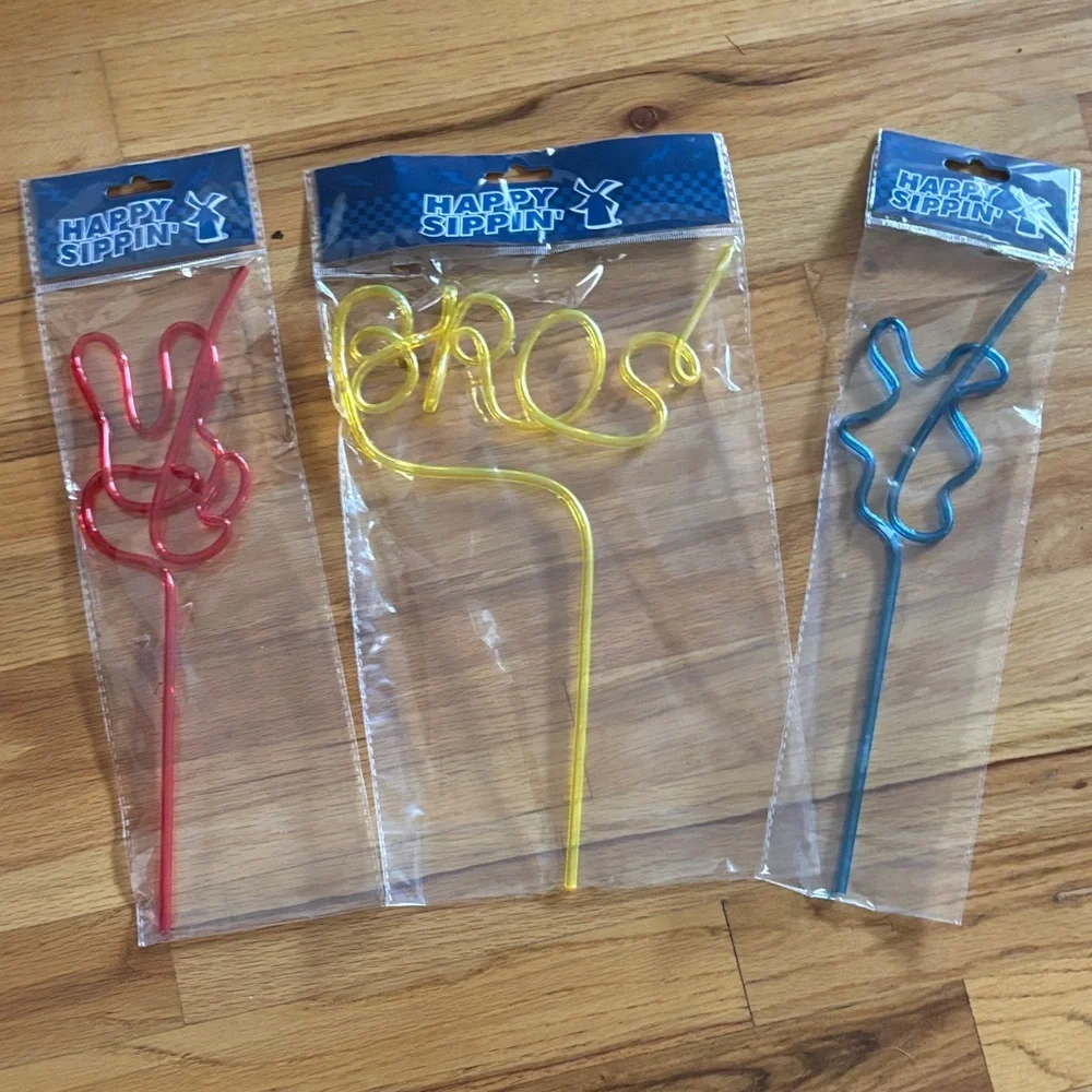 Complete set of Dutch Bros Happy Sippin Straws